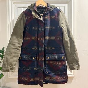 CoffeeShop Women's Multicolor Utility Jacket - Size Medium